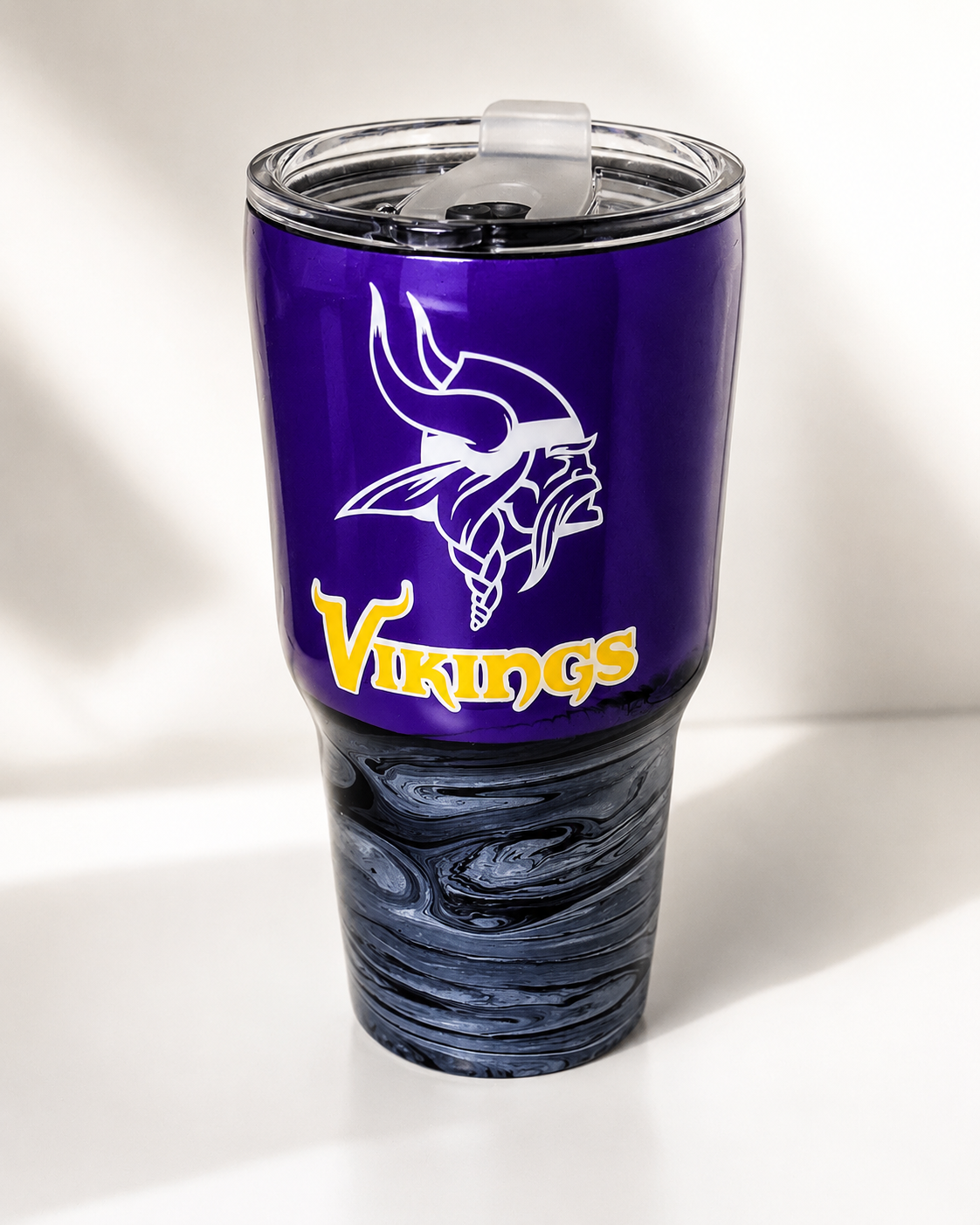 Vikings marbled tumbler